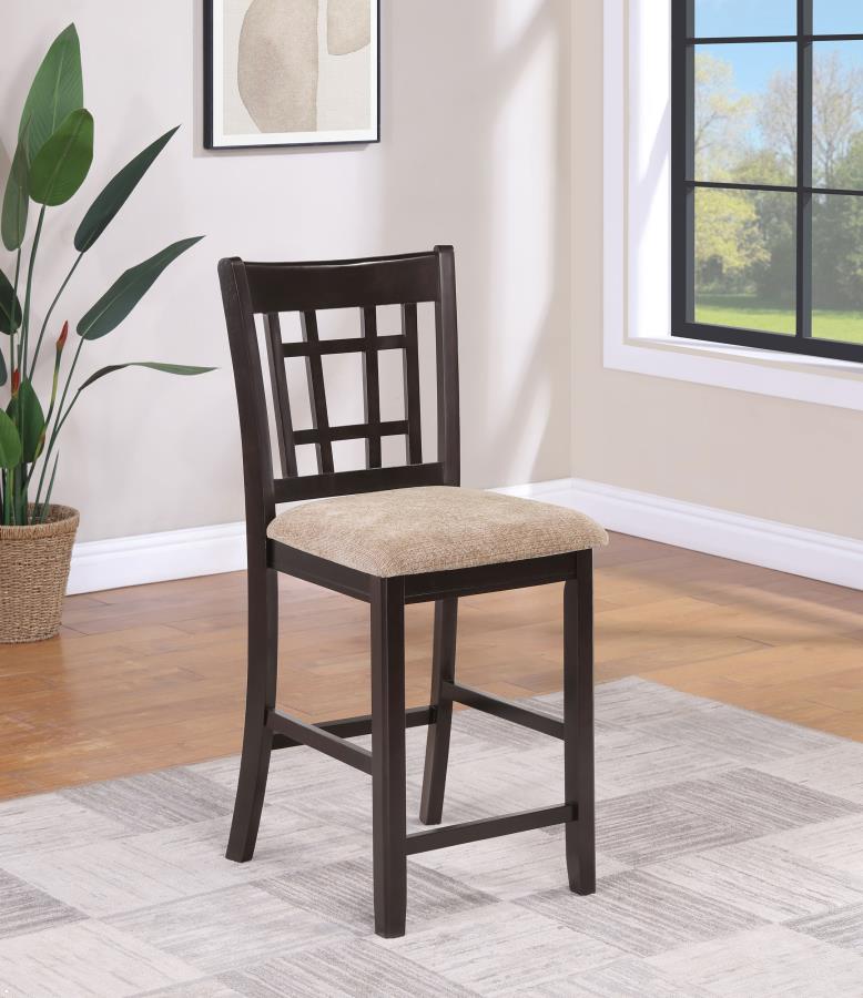 105279_01x900.jpg LAVON WOOD COUNTER HEIGHT DINING CHAIR TAN AND ESPRESSO (SET OF 2) - Image 2