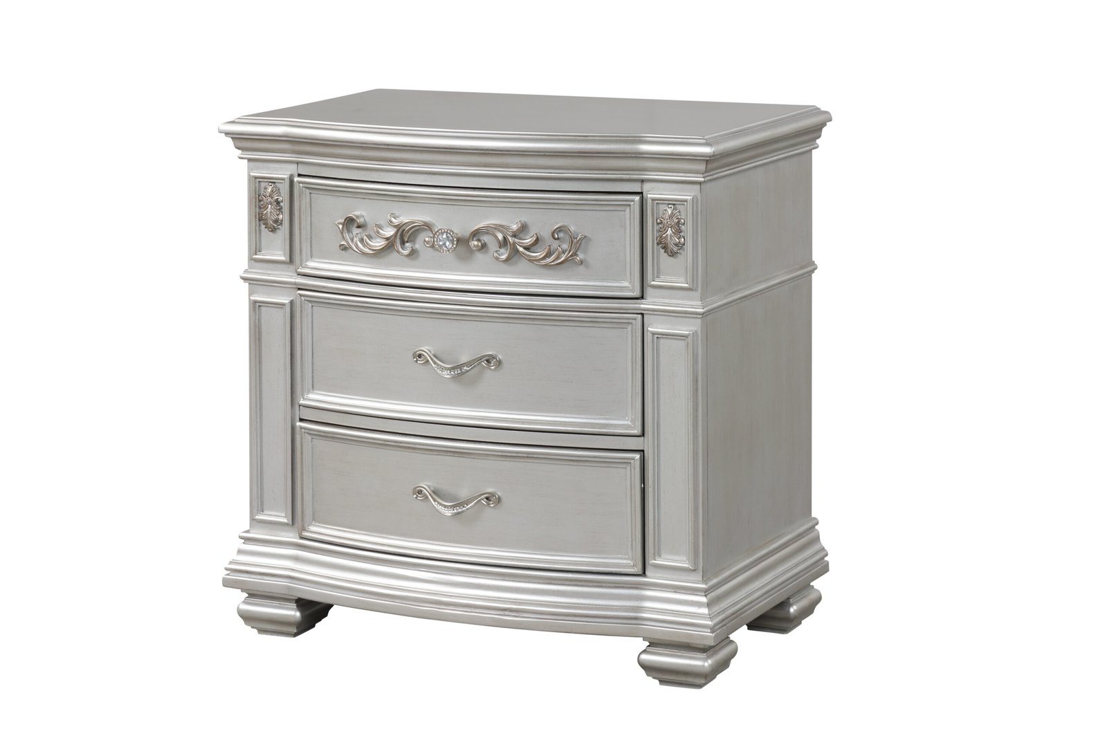 1075SIVAL.jpg VALENTINA SILVER BEDROOM - Image 3