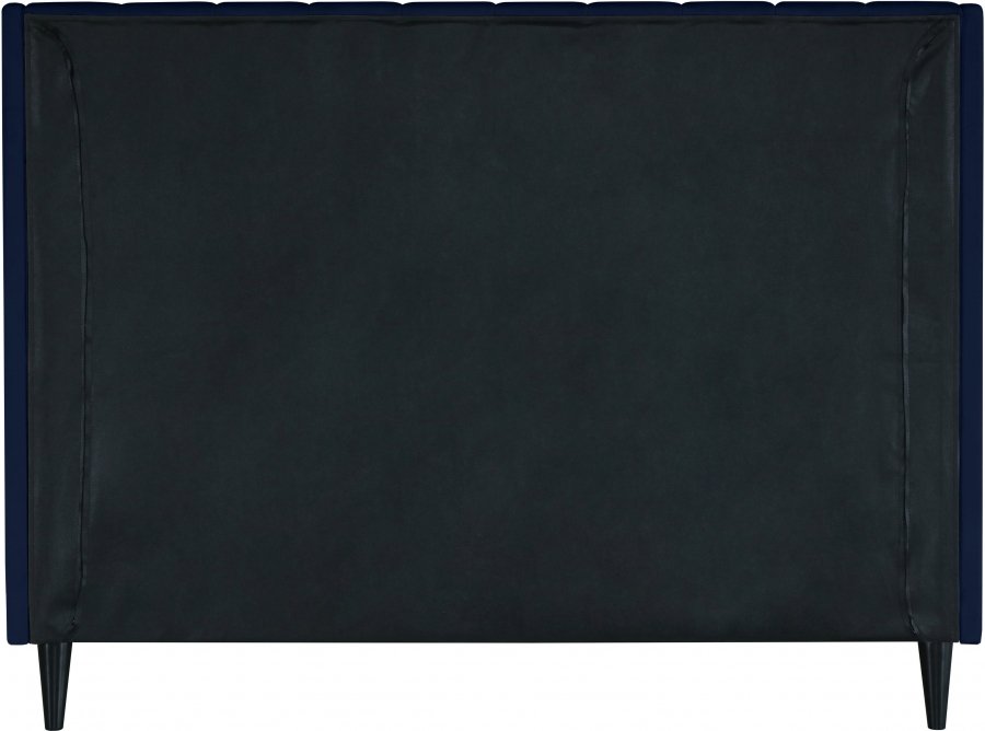 Eva Velvet Upholstered Bed - Image 6