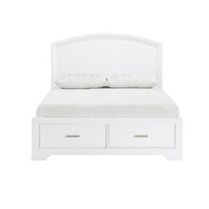 1520WH-1* Queen Platform Bed with Footboard Storage