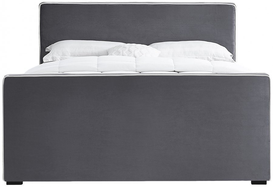 Dillard Velvet Upholstered Bed - Image 3
