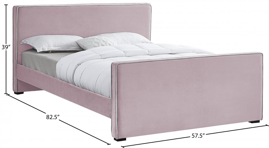 Dillard Velvet Upholstered Bed - Image 7