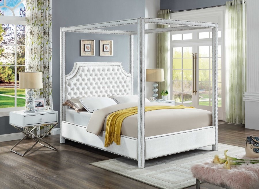 Rowan Velvet Upholstered Bed - Image 3