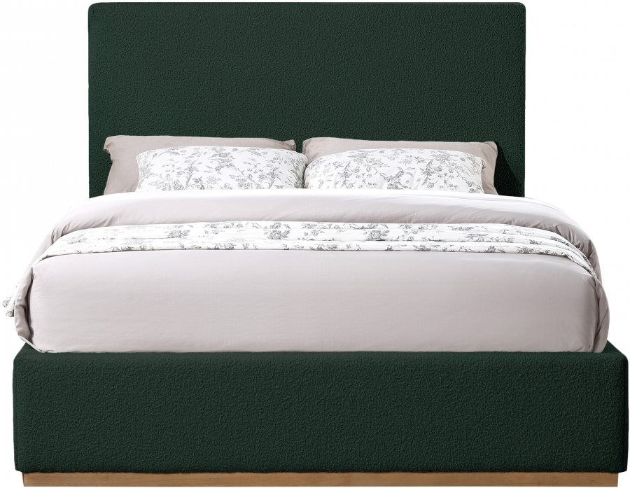 Monaco Boucle Fabric Upholstered Bed - Image 3