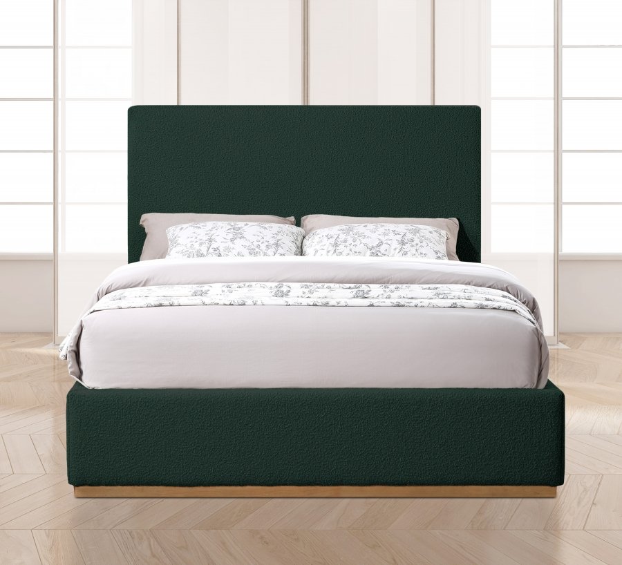 Monaco Boucle Fabric Upholstered Bed - Image 4