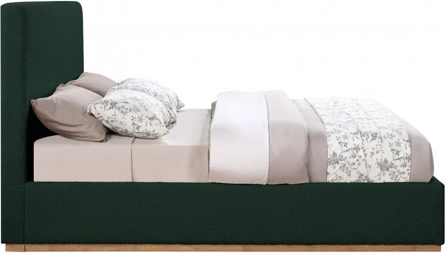 Monaco Boucle Fabric Upholstered Bed - Image 5
