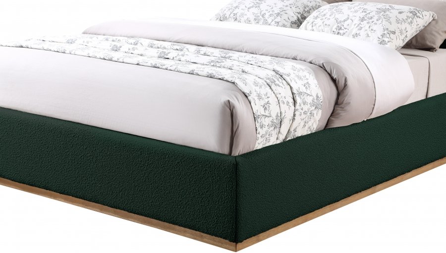 Monaco Boucle Fabric Upholstered Bed - Image 7