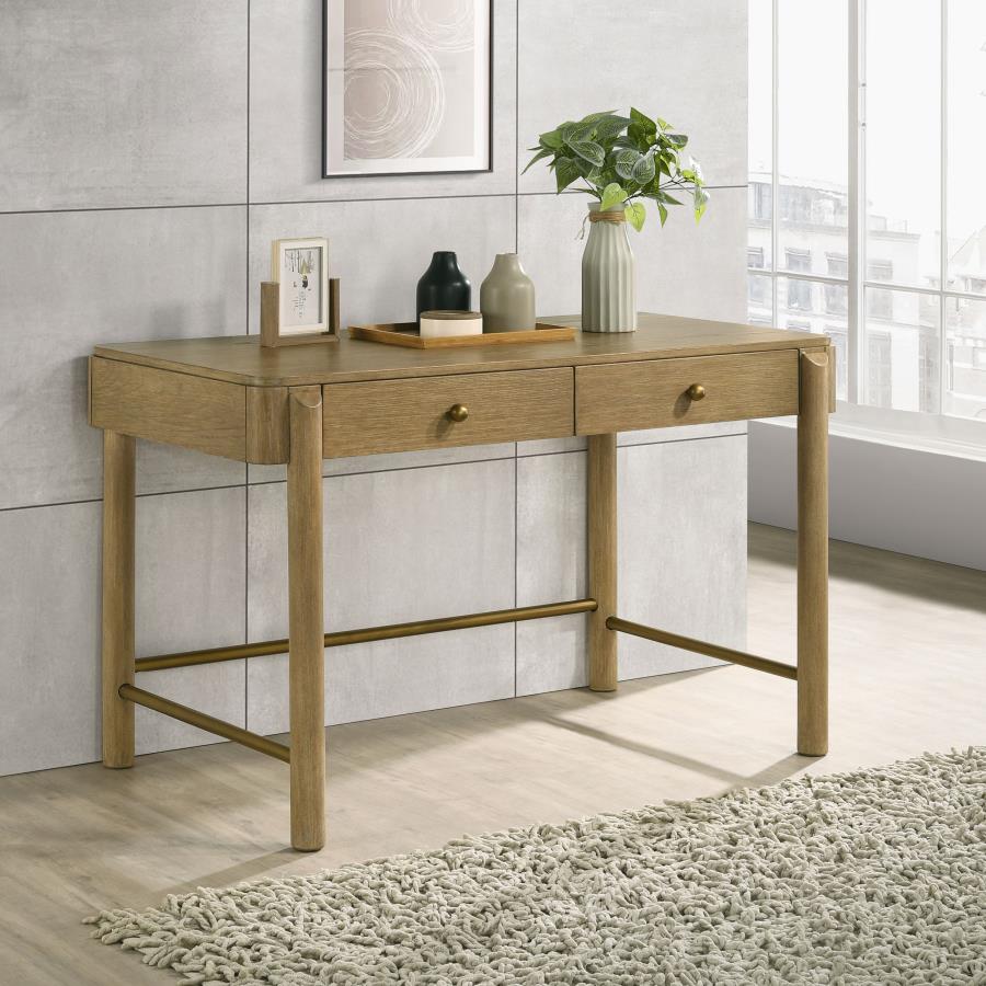 224307_01x900.jpg ARINI 2-DRAWER VANITY DESK MAKEUP TABLE SAND WASH - Image 2