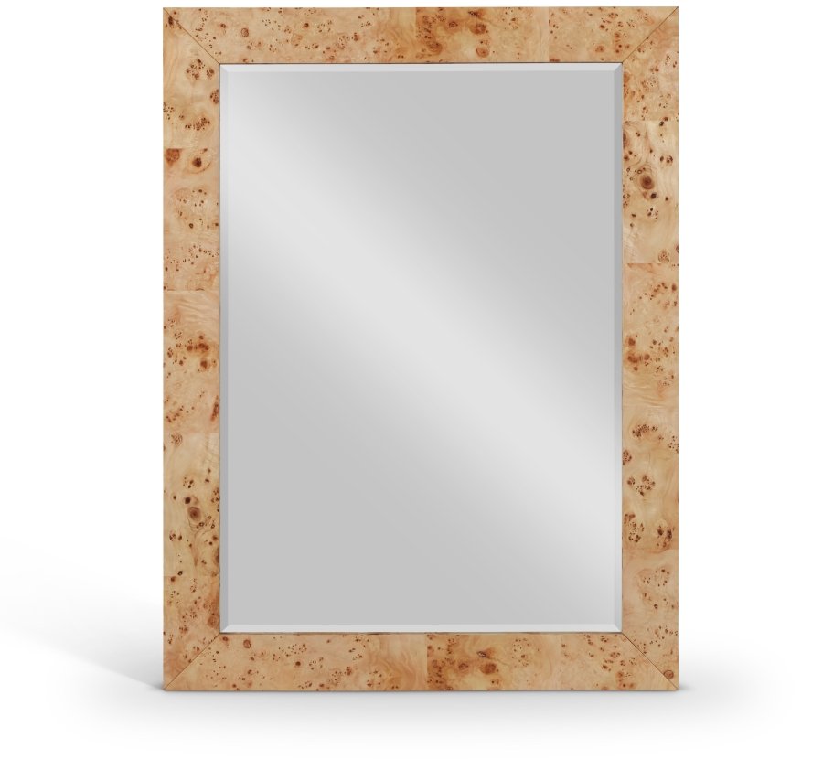 Cresthill Burl Wood Frame Mirror