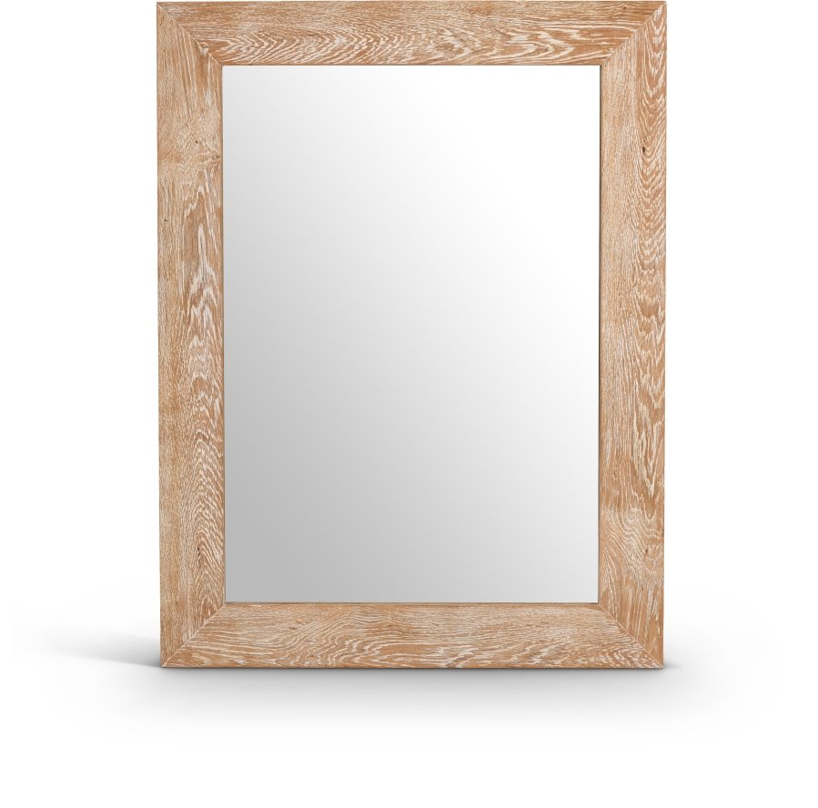 Cresthill Oak Wood Frame Mirror