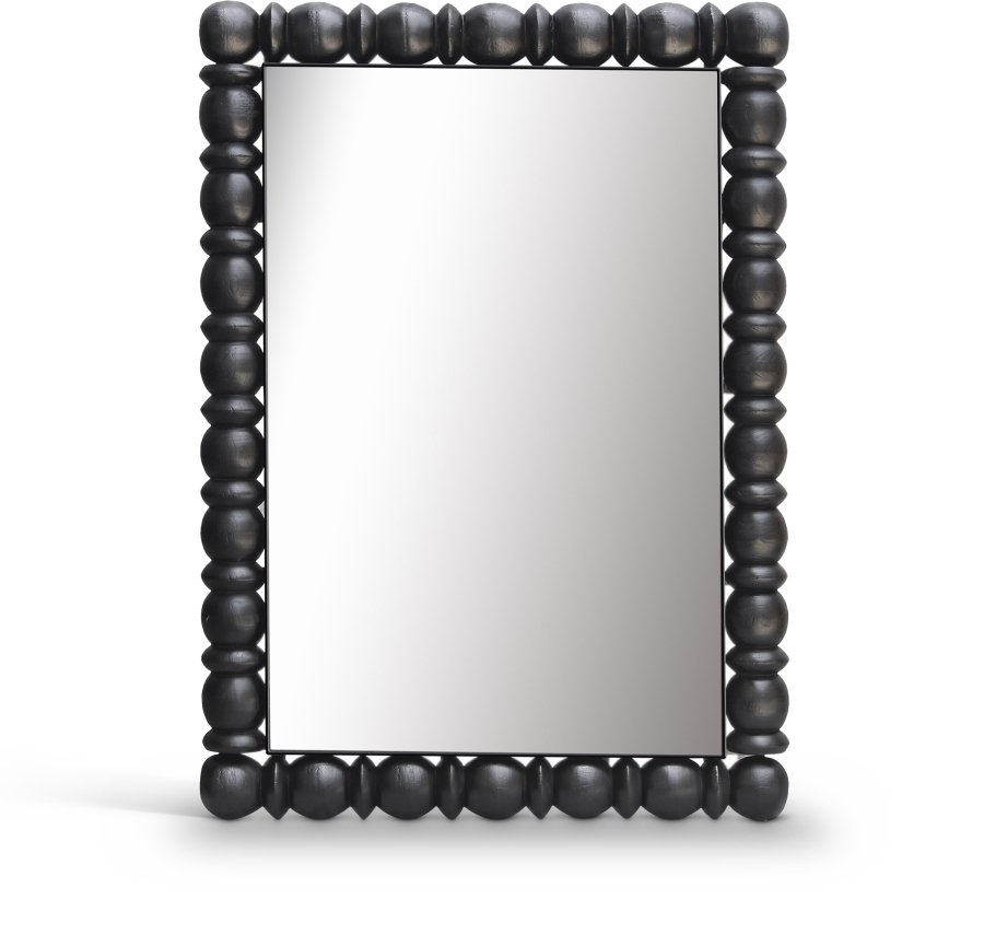 Aubrey Acacia Wood Frame Mirror