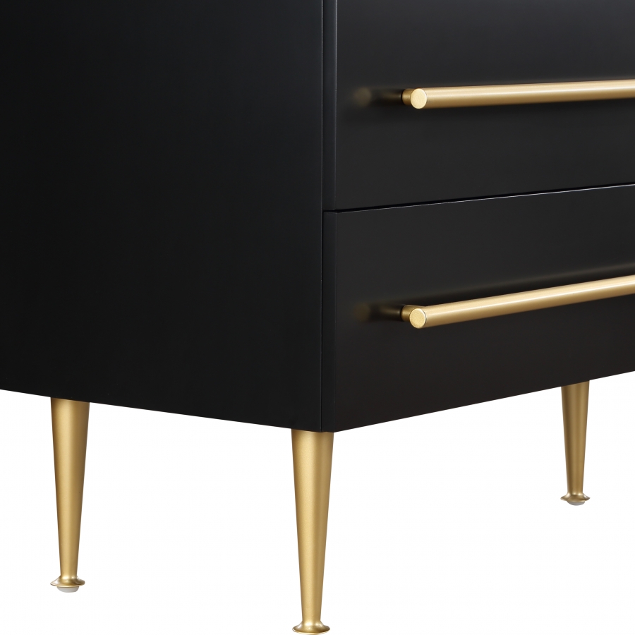 25946-10.jpg Marisol Wood Veneer And Iron Dresser - Image 11