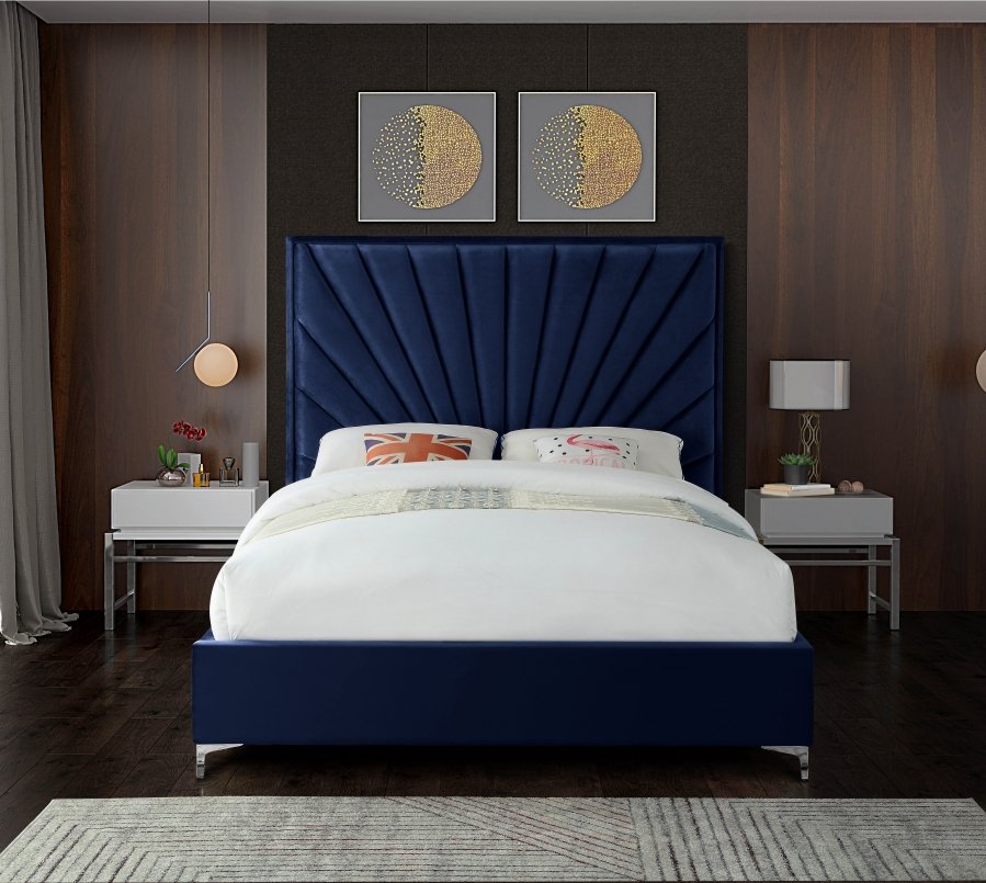 Eclipse Velvet Upholstered Bed - Image 4