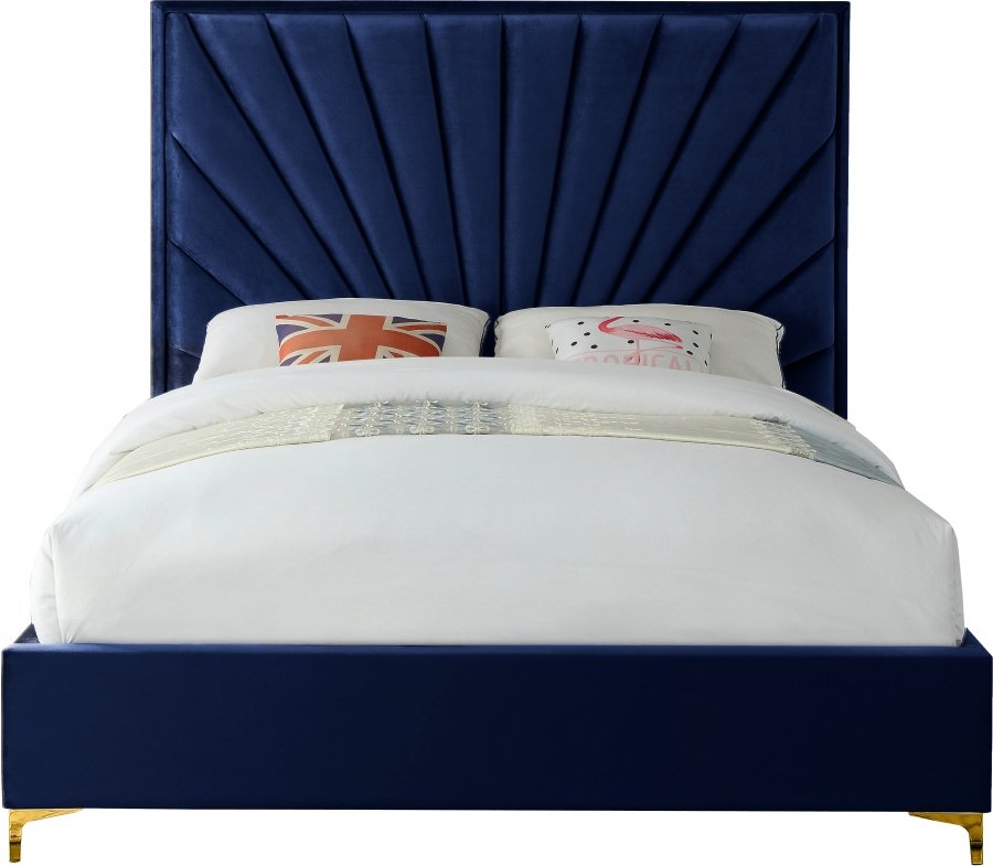 Eclipse Velvet Upholstered Bed - Image 5