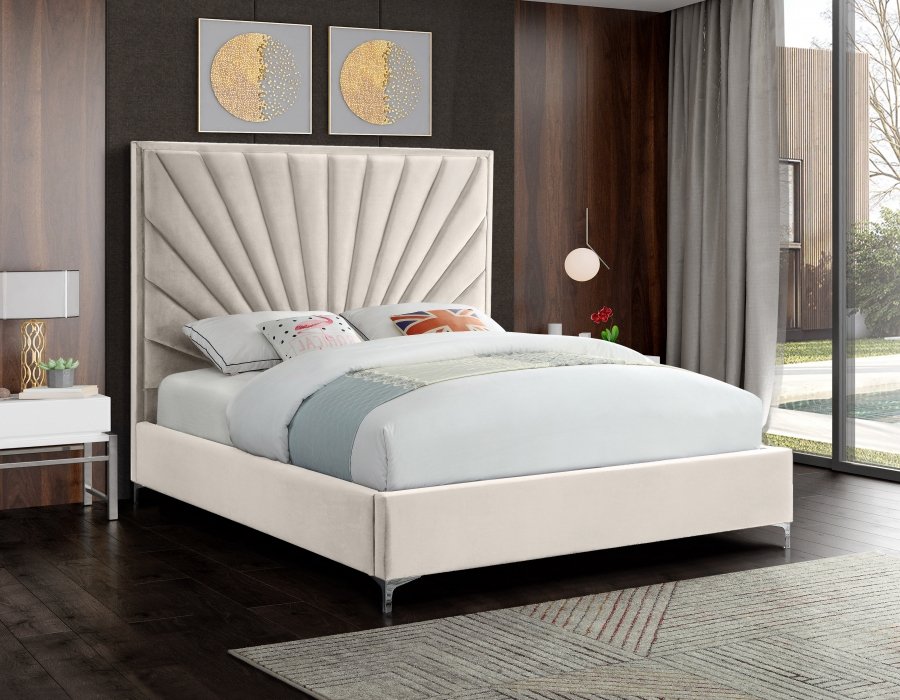 Eclipse Velvet Upholstered Bed - Image 3