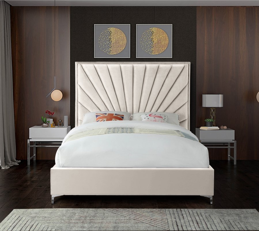 Eclipse Velvet Upholstered Bed - Image 4