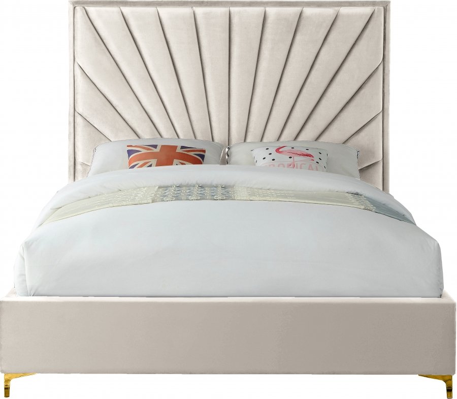 Eclipse Velvet Upholstered Bed - Image 5