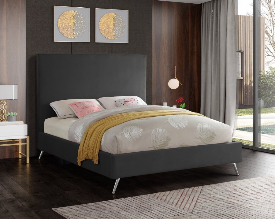 Jasmine Velvet Upholstered Bed - Image 3