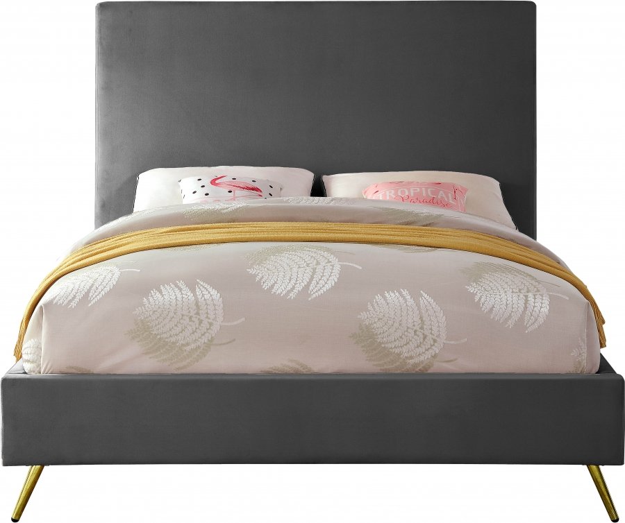 Jasmine Velvet Upholstered Bed - Image 4