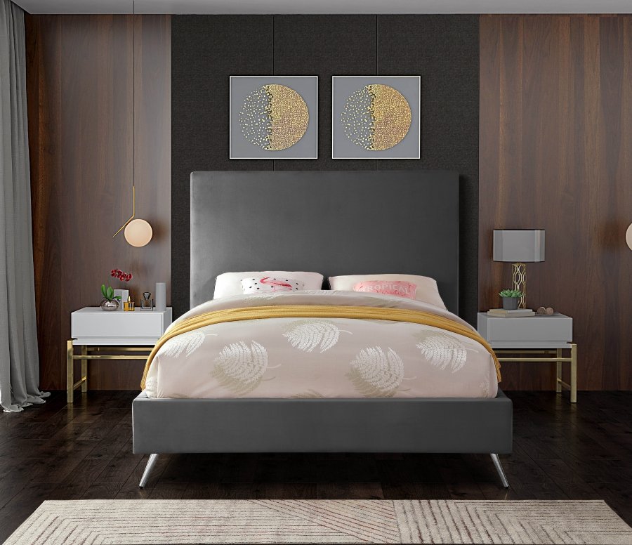 Jasmine Velvet Upholstered Bed - Image 5