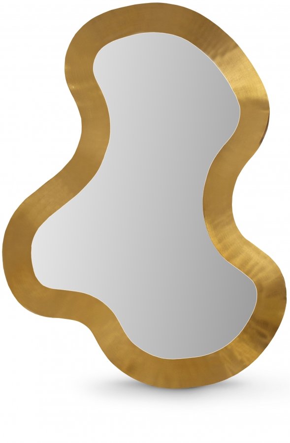 Oblique Iron Frame Mirror