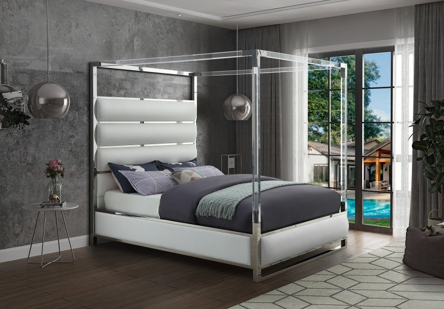 Encore Vegan Leather Upholstered Bed - Image 2