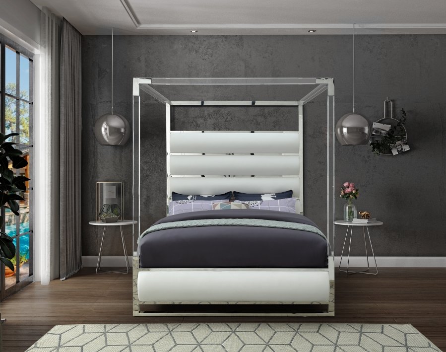 Encore Vegan Leather Upholstered Bed - Image 4