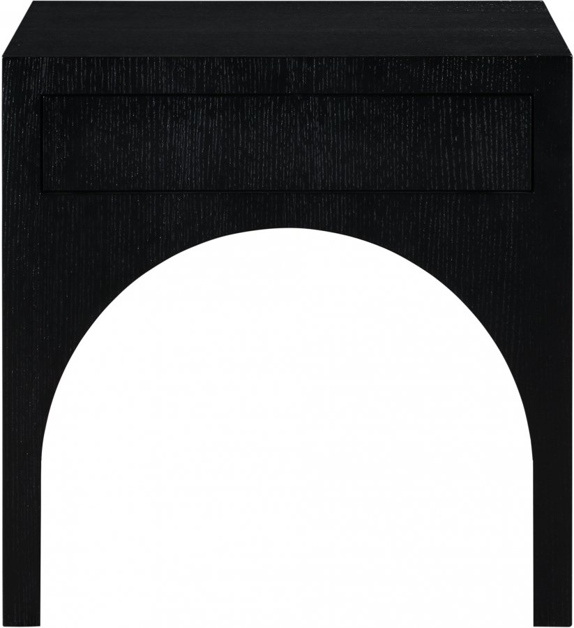 August Oak Veneer Nightstand - Image 3
