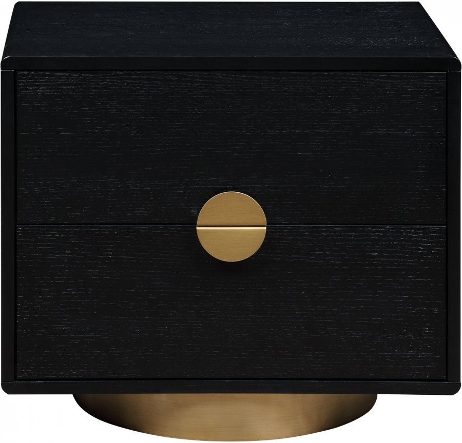 Wade Oak Veneer Nightstand / Side Table - Image 3