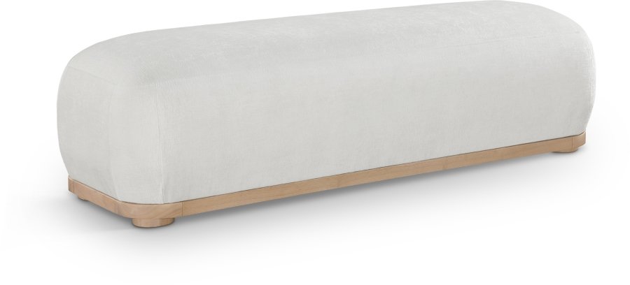 Calum Chenille Fabric Upholstered Bench