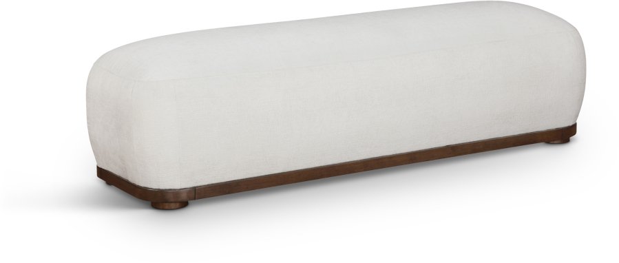 Calum Chenille Fabric Upholstered Bench