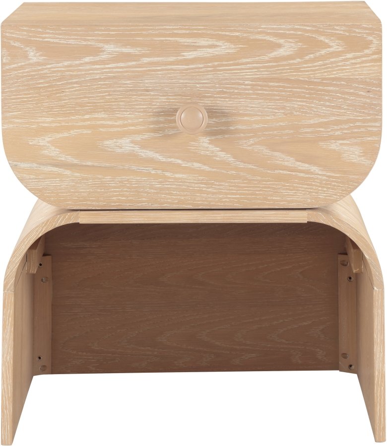 Jace Oak Veneer Night Stand - Image 3