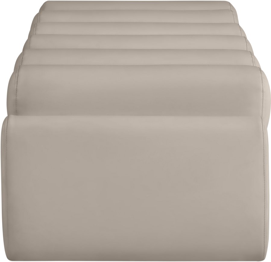 Rumble Vegan Leather Upholstered Bench - Image 4