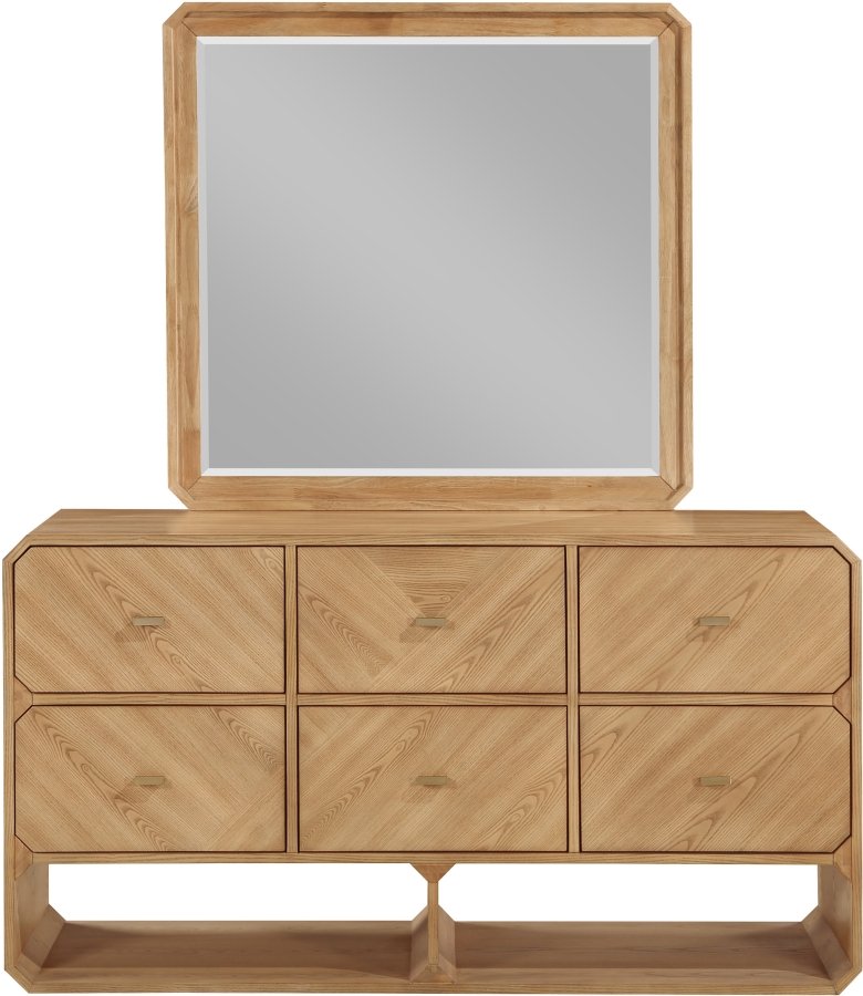 Parker Ash Veneer Framed Mirror - Image 6