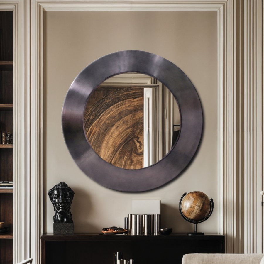 Sphere Iron Frame Mirror - Image 2