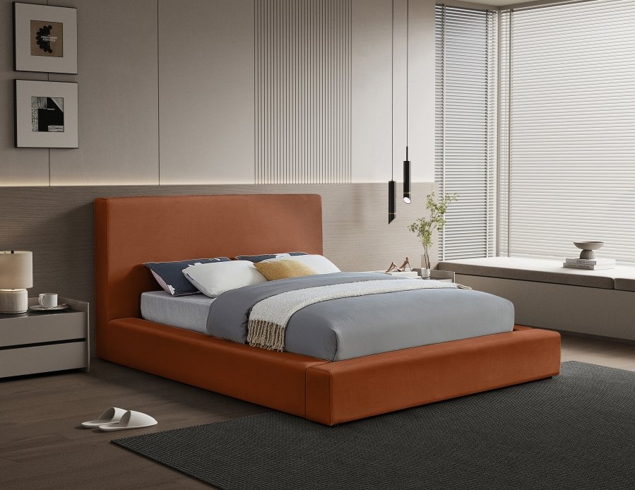 Dorian Velvet Upholstered Bed - Image 2