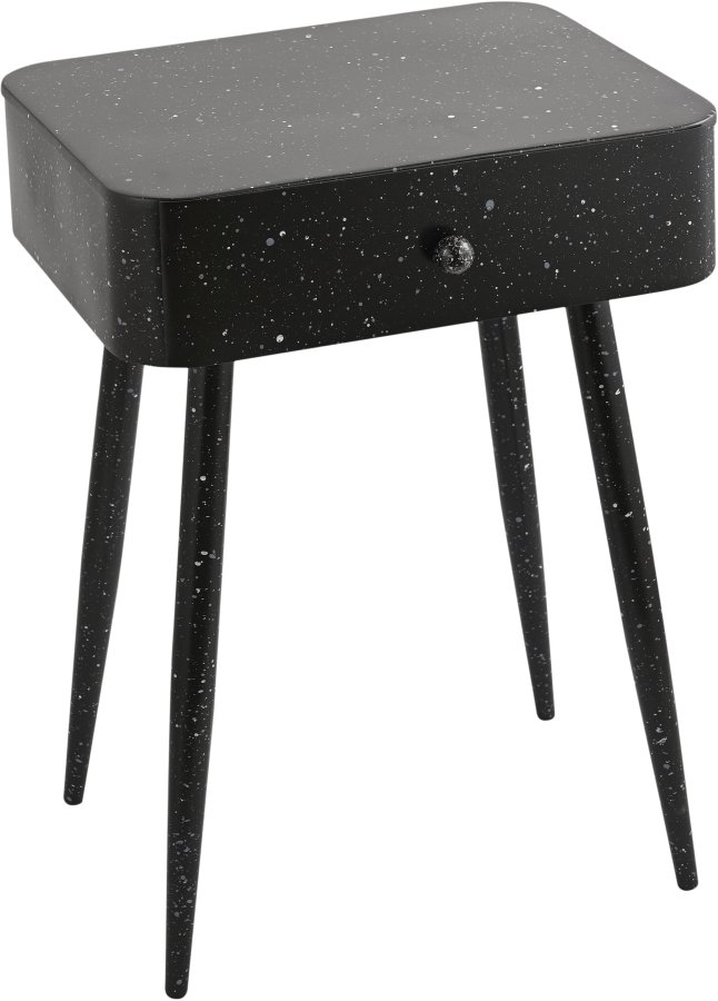 Rylan Terrazzo Pattern Iron Nightstand - Image 4