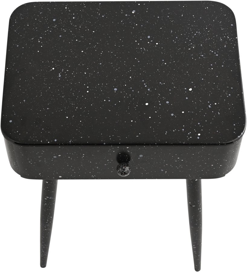 Rylan Terrazzo Pattern Iron Nightstand - Image 7
