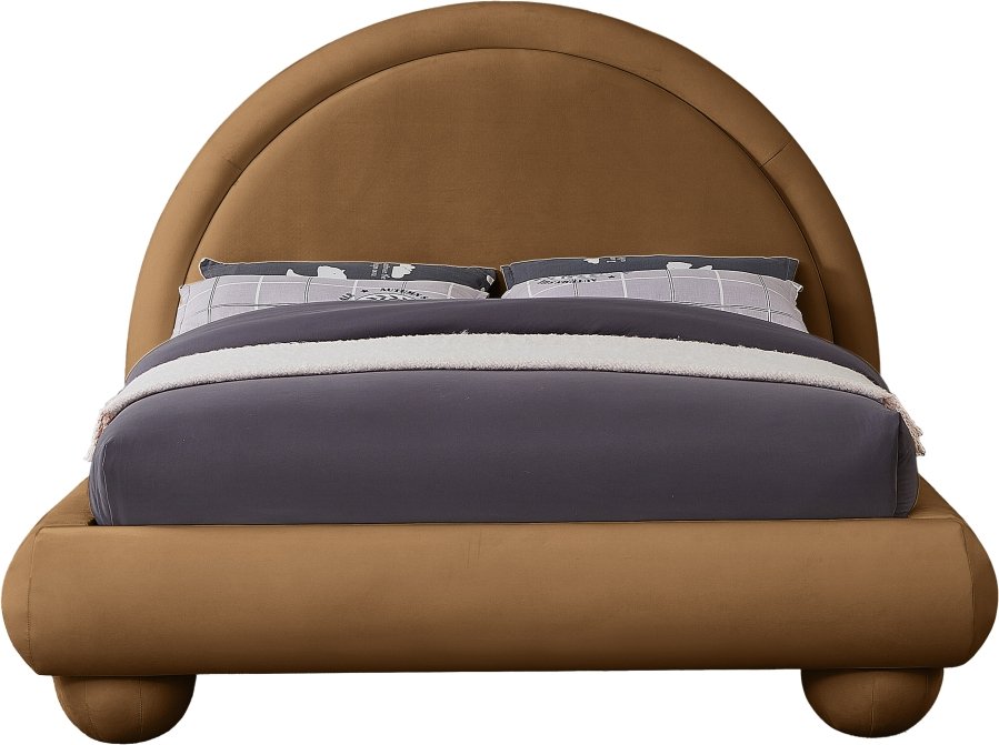 Madrid Velvet Upholstered Bed - Image 3