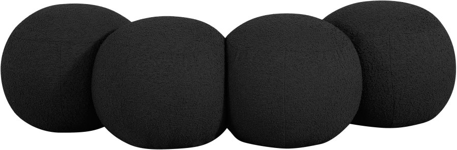 Apollo Boucle Fabric Upholstered Bench - Image 4