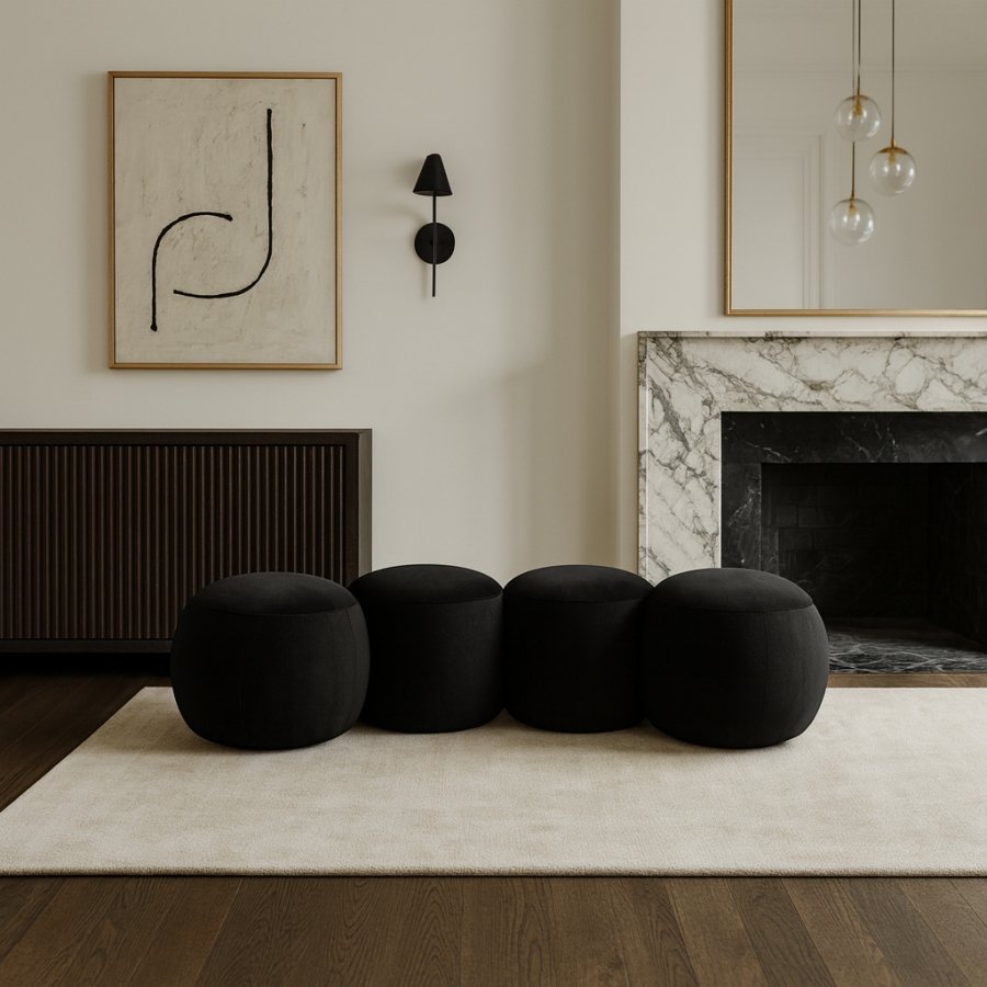 Apollo Velvet Upholstered Bench - Image 2