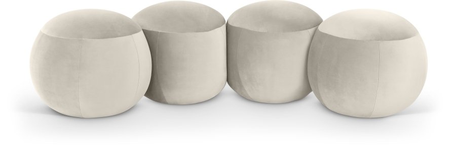 Apollo Velvet Upholstered Bench