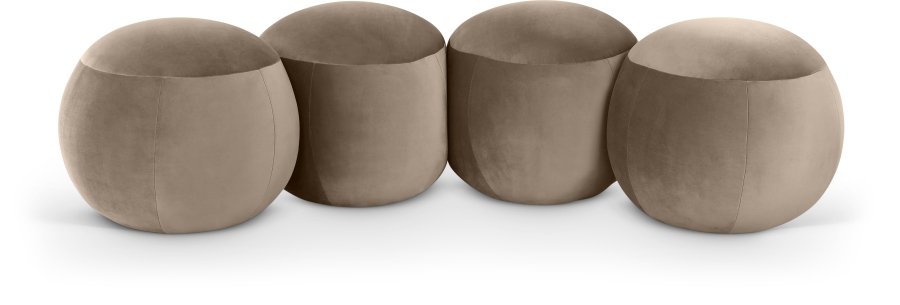 Apollo Velvet Upholstered Bench