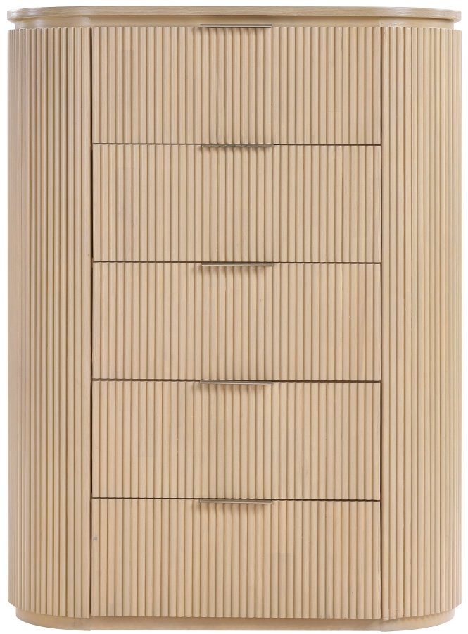Astrid Solid Wood And Oak Veneer Chest - Image 3