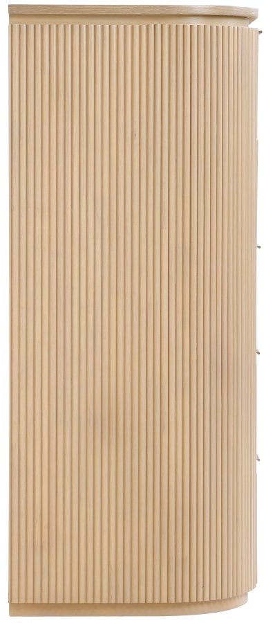 Astrid Solid Wood And Oak Veneer Chest - Image 4