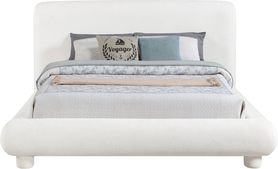 Blair Chenille Fabric Upholstered Bed - Image 3