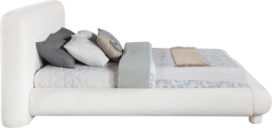 Blair Chenille Fabric Upholstered Bed - Image 4