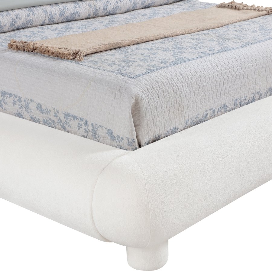 Blair Chenille Fabric Upholstered Bed - Image 6