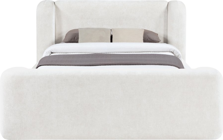 Modena Chenille Fabric Upholstered Bed - Image 3