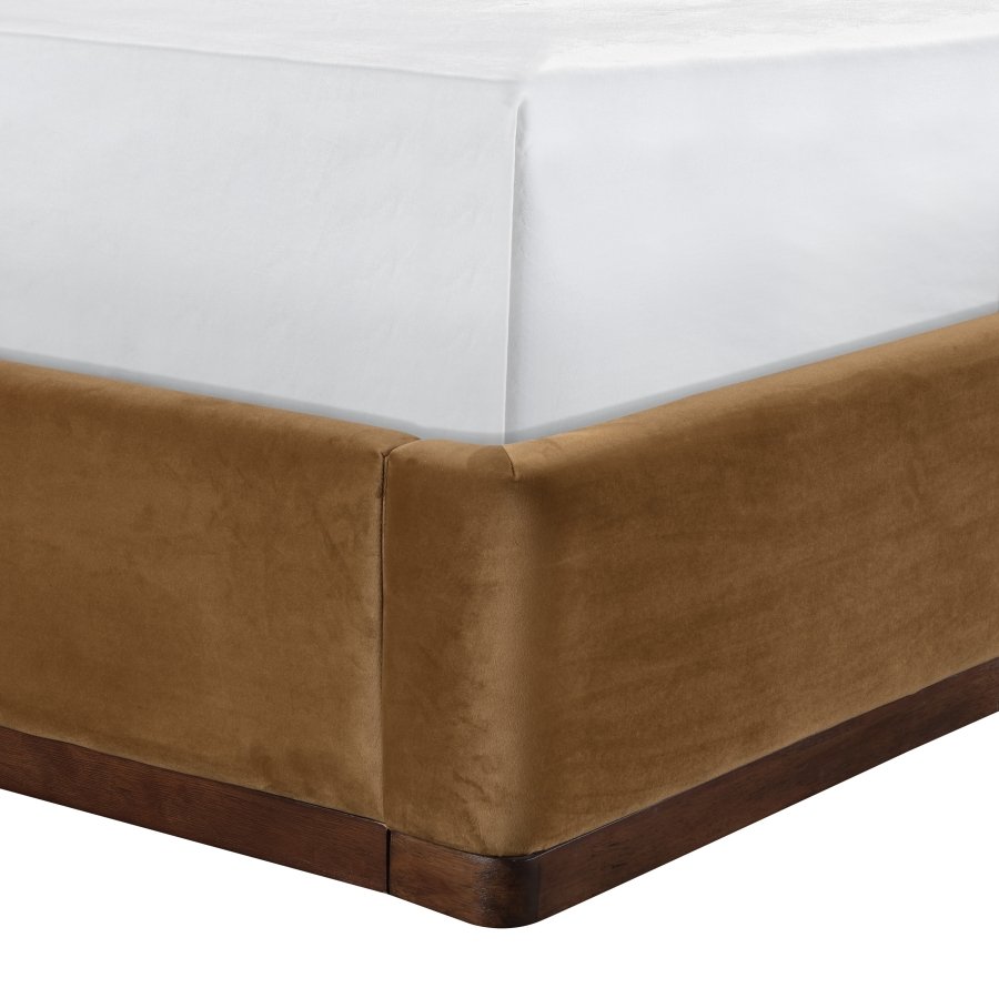 Rava Velvet Upholstered Bed - Image 5